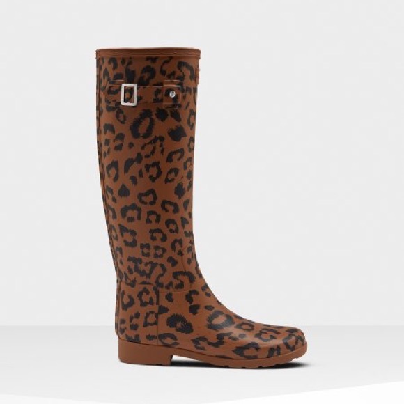 Leopard Print Hunter Boots - Picture 3 of 8